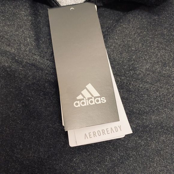 Adidas Aeroready Mens XL Charcoal Gray 1/4 Zip Long Sleeve Pullover Shirt GL7055 - Picture 7 of 11